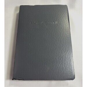 Holman HCSB Christian Holy Bible 2009 Charcoal Grey New No Writing